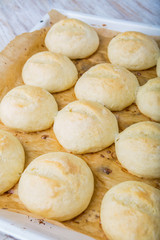 Homemade fresh baked buns