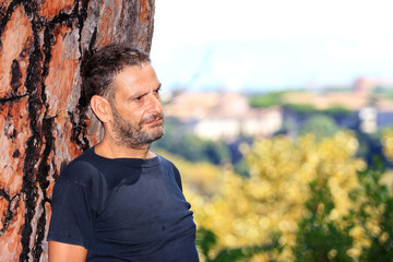 mature man outdoor