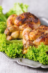 Whole Grilled mini chicken