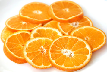 Orange slices rings