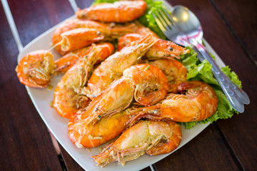Boiled shrimp