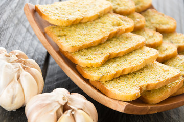crispy bread garlic