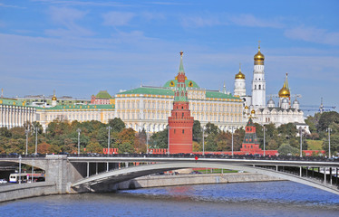Obraz premium Moscow Kremlin view