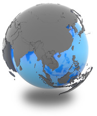 East Asia on Earth