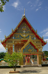 PHANG NGA, THAILAND - January 8, 2014: Wat Kaeo Manee Si Mahatha