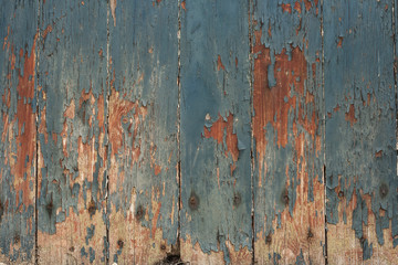 old blue wooden background
