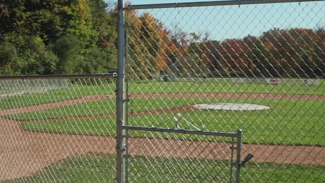 Secluded Baseball Field
