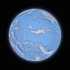 Pacific Ocean on planet Earth