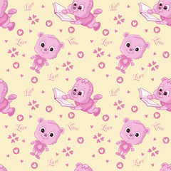 Teddy bears seamless