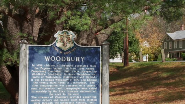 Town of Woodbury sign