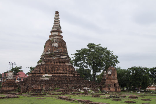 temple, ayutthaya, thailand (ayutthaya historical park )