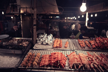 market food grilled seafood