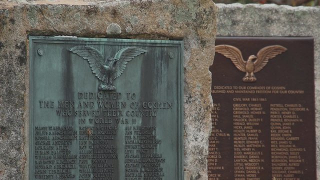 Goshen memorial to veterans