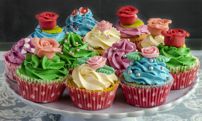  Cupcakes decorated