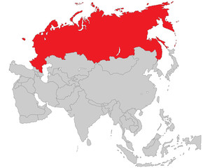 Asien - Russland