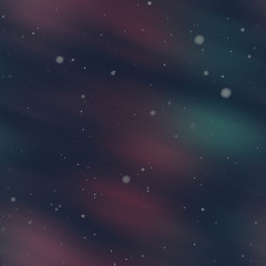 Naklejka premium Aurora Borealis background polar sky illustration