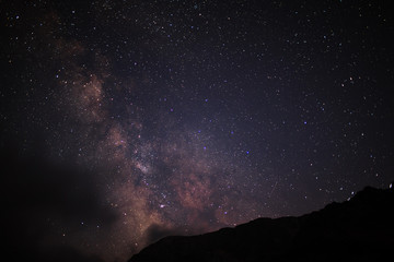 night sky wih milkyway