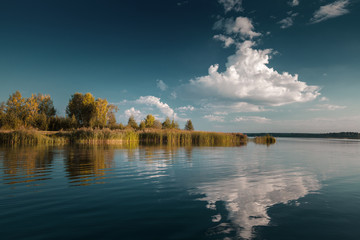 Lake with sky