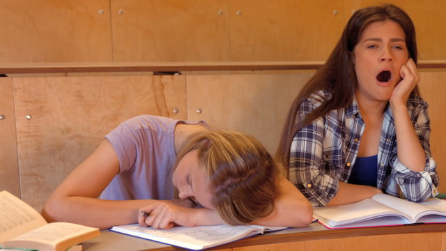 Student asleep with partner on the verge