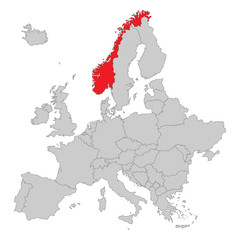 Europa - Norwegen