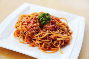spaghetti bolognese