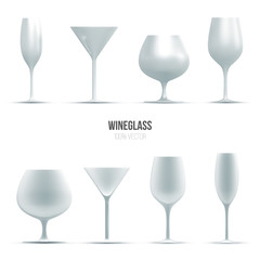Template of wineglass for liquid.