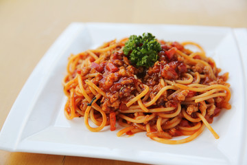 spaghetti bolognese