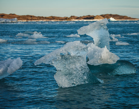 beautiful iceberg in Arctic for background