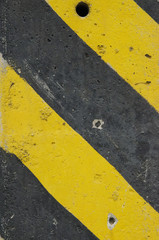 Fototapeta premium cement black yellow two hole