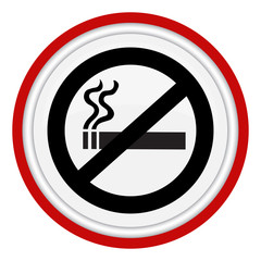Vector icon no smoking