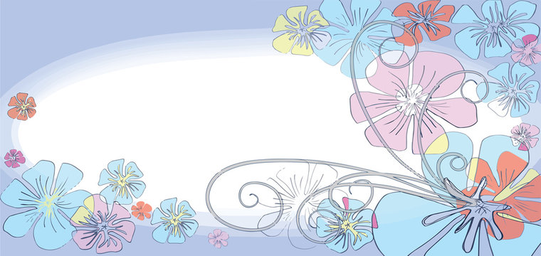 FLOWER background sweet color
