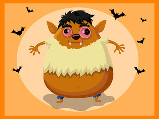Werewolf cartoon