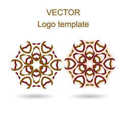 Abstract logo vector design template. 