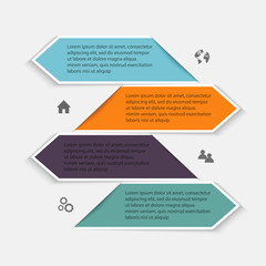 Vector colorful info graphics for your business presentations. C