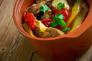 Turkish dish of lamb