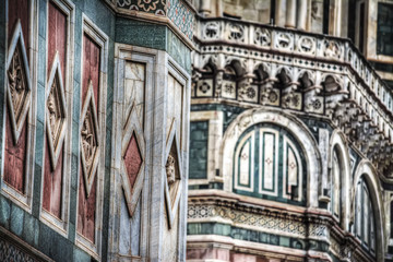 detail of Santa Maria del Fiore in Florence