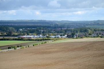 Obraz premium View from the Mound Liberation in Piekary Slaskie Poland)