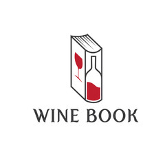 wine book vector design template