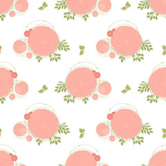 Seamless texture with asters