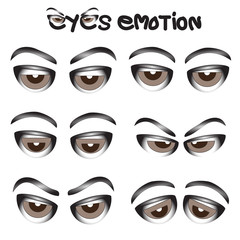 set of Eyes emotion