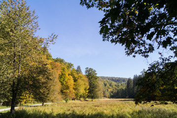 Großes Goldersbachtal, Schönbuch, im Herbst