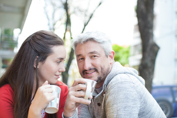 Couple in the street
