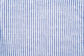 Striped fabric, blue texture © naataali