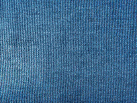 Blue Denim Texture, Background, Jeans.