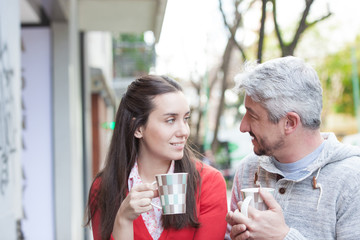 Couple in the street