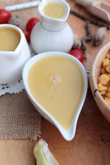 Corn milk and fresh sweet corn