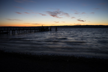 Fototapeta na wymiar Ammersee bei Sonnenaufgang