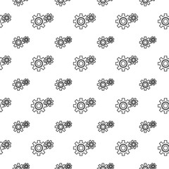 seamless pattern with gear