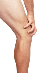 Man having a knee pain