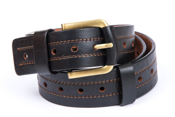 Leather belt